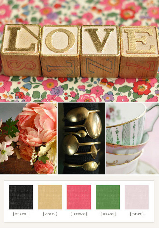 Flowers & Gold