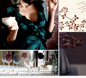 Glamorous jewel tones