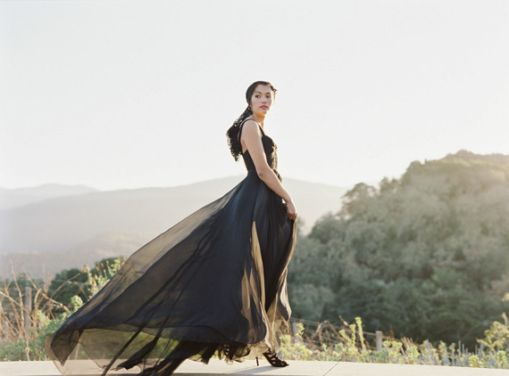 traditional spanish black wedding dress