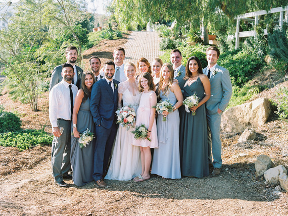 Grey wedding party