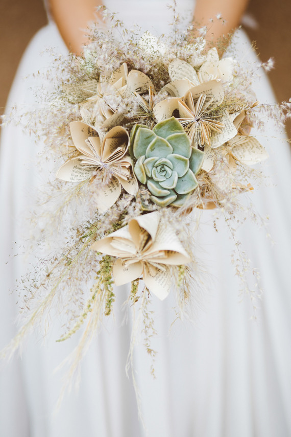 Paper flower bouquet