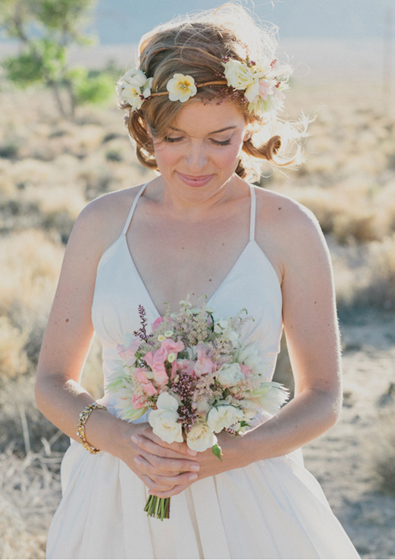 rustic floral crown