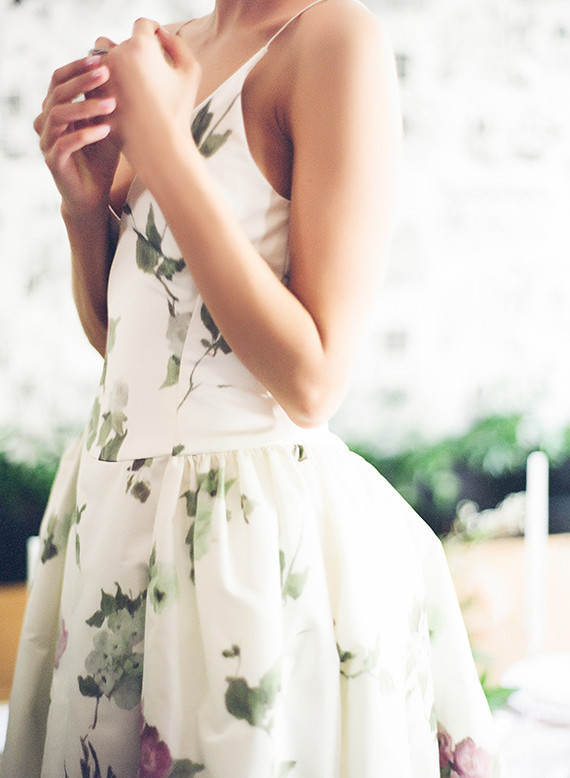Floral reception dress | Wedding & Party Ideas | 100 Layer Cake