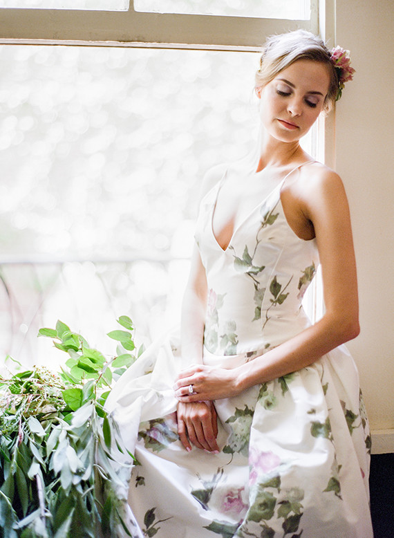 Floral reception dress | Wedding & Party Ideas | 100 Layer Cake