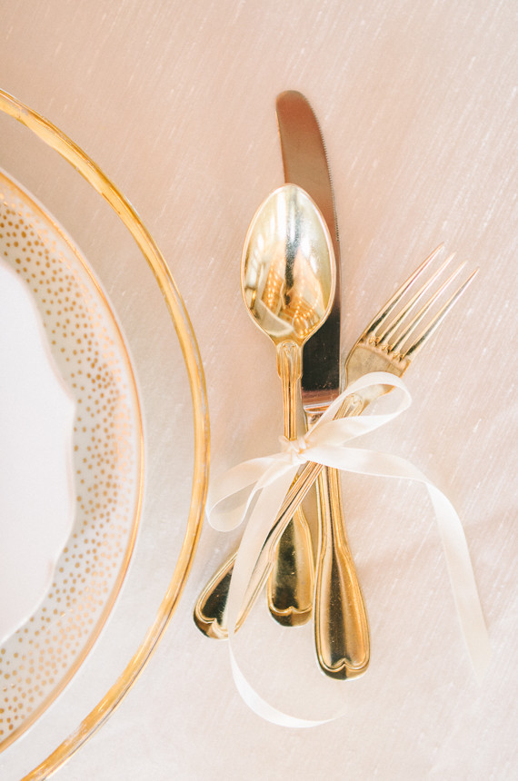 Gold silverware Wedding & Party Ideas 100 Layer Cake