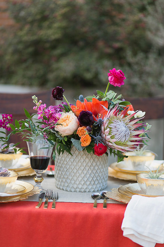 Spanish wedding inspired colorful centerpiece Wedding & Party Ideas