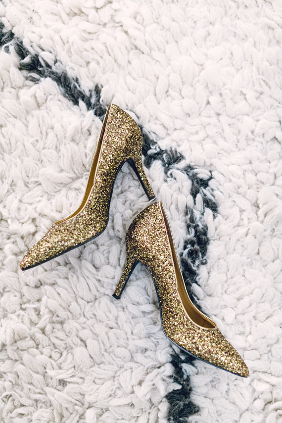 Gold glitter heels | Wedding & Party Ideas | 100 Layer Cake