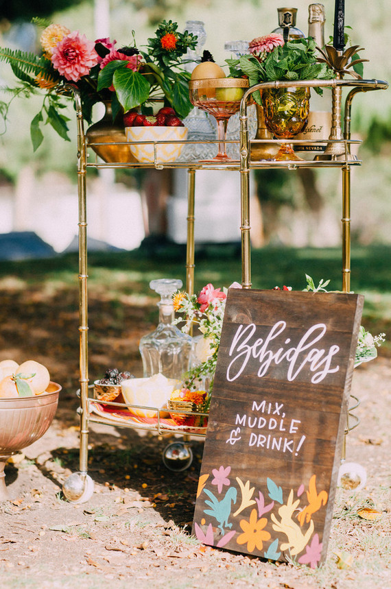 Bar cart decor Wedding & Party Ideas 100 Layer Cake