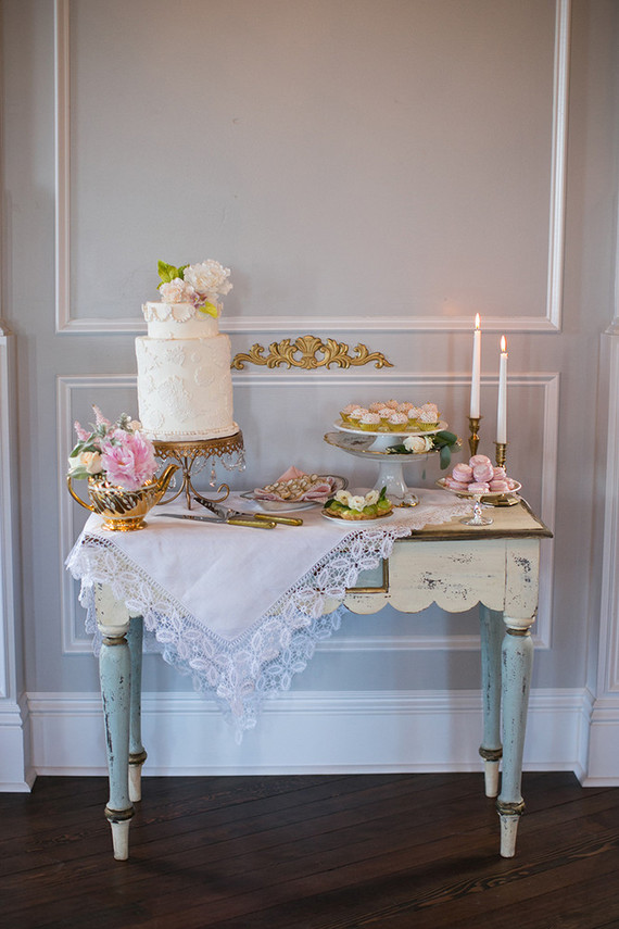 Vintage dessert table Wedding & Party Ideas 100 Layer Cake