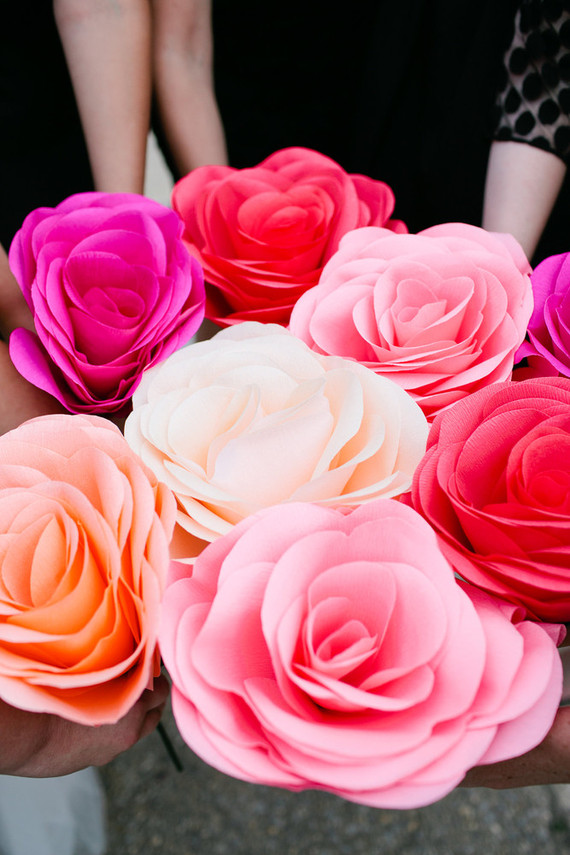 Crepe paper wedding bouquets Wedding & Party Ideas 100 Layer Cake