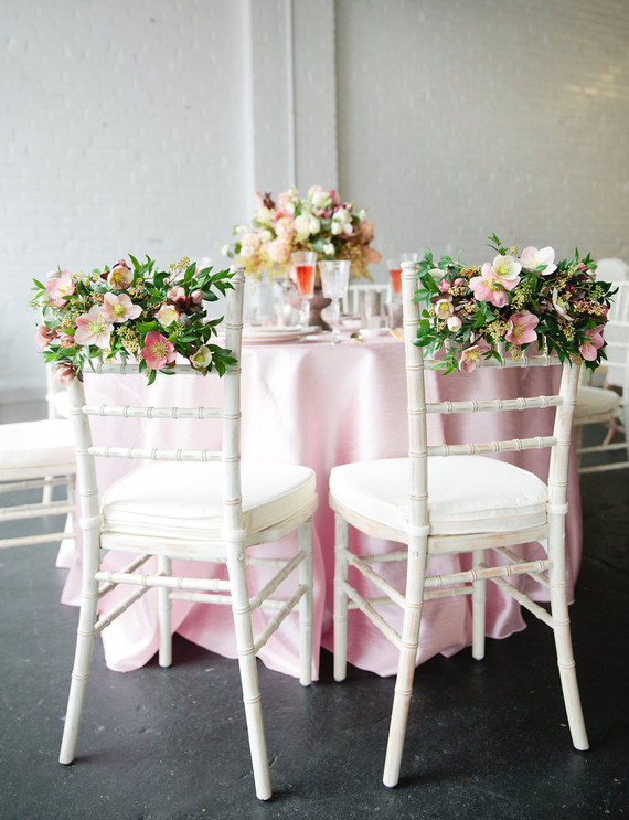 Floral chair backs Wedding & Party Ideas 100 Layer Cake