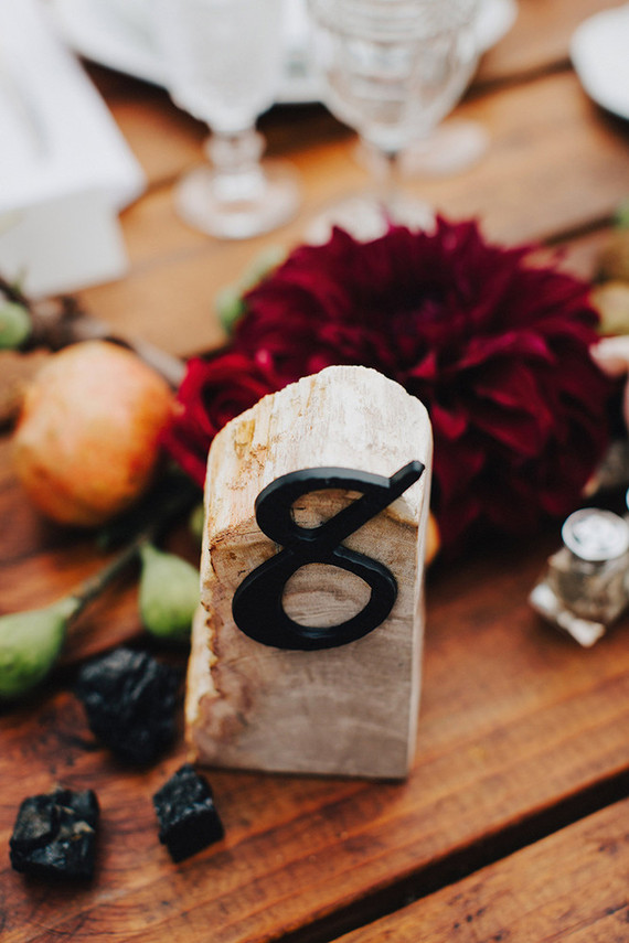 Rustic table number Wedding & Party Ideas 100 Layer Cake