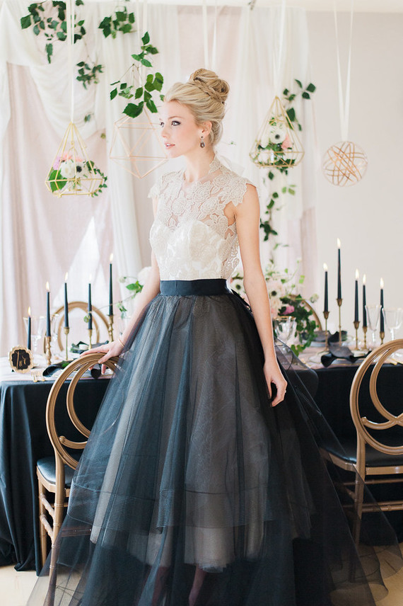 Black and white wedding dress | Wedding & Party Ideas | 100 Layer Cake