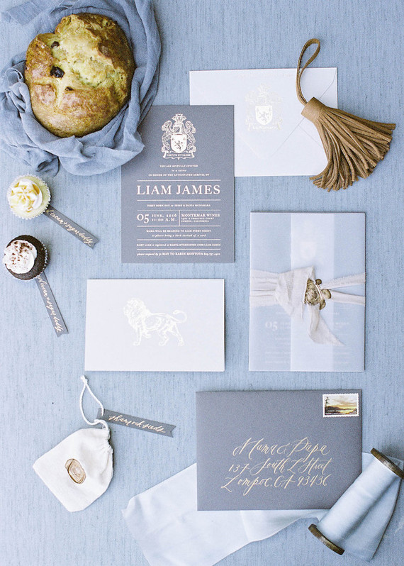 Regal boy's baby shower Wedding & Party Ideas 100 Layer Cake