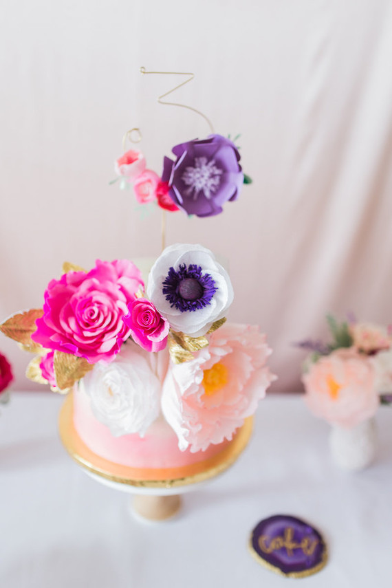 paper flower cake Wedding & Party Ideas 100 Layer Cake