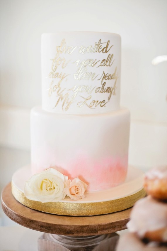 pink and gold baby shower cake Wedding & Party Ideas 100 Layer Cake