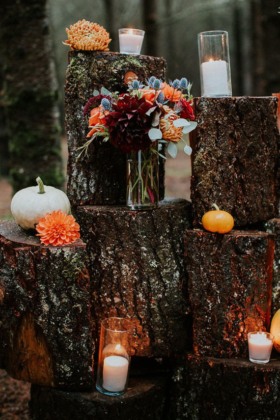 Pumpkin wedding decor | Wedding & Party Ideas | 100 Layer Cake