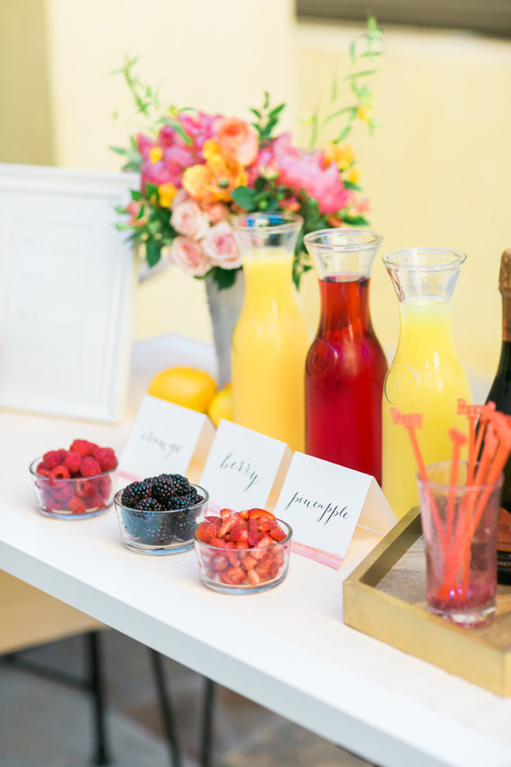 mimosa bar Wedding & Party Ideas 100 Layer Cake