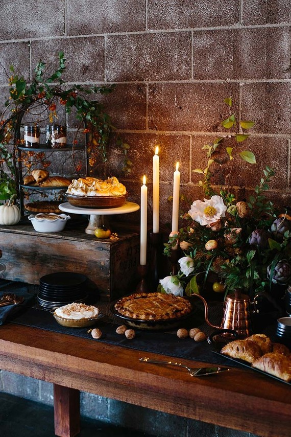 Thanksgiving dessert table Wedding &amp; Party Ideas 100
