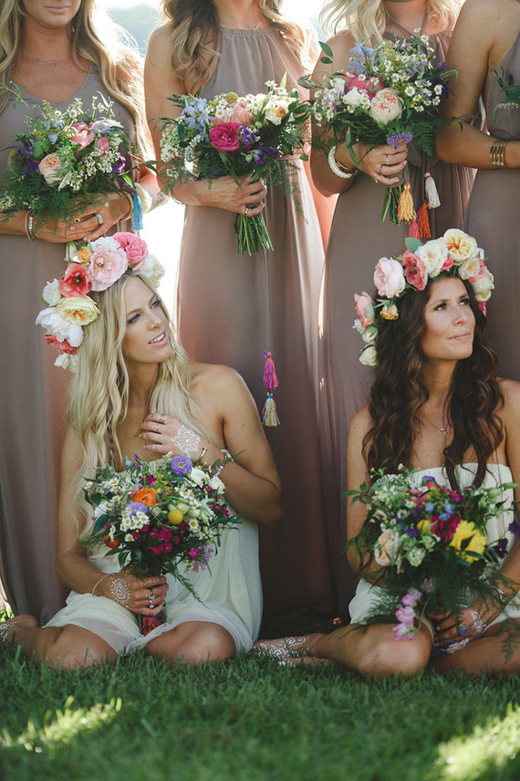 bohemian bridesmaids Wedding &amp; Party Ideas 100 Layer Cake