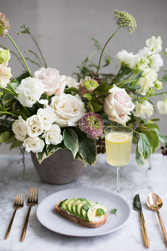 Modern spring place setting Wedding & Party Ideas 100 Layer Cake