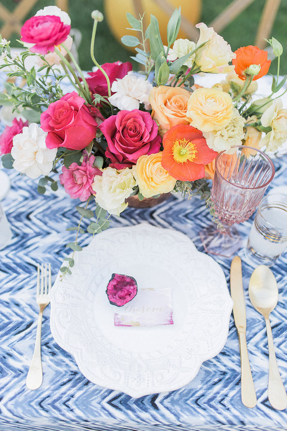 Spring place setting Wedding & Party Ideas 100 Layer Cake