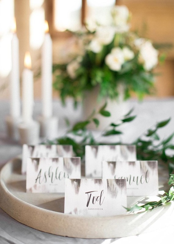 Modern place cards Wedding & Party Ideas 100 Layer Cake