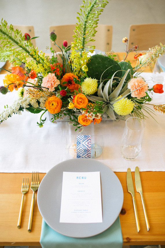 modern place setting Wedding & Party Ideas 100 Layer Cake