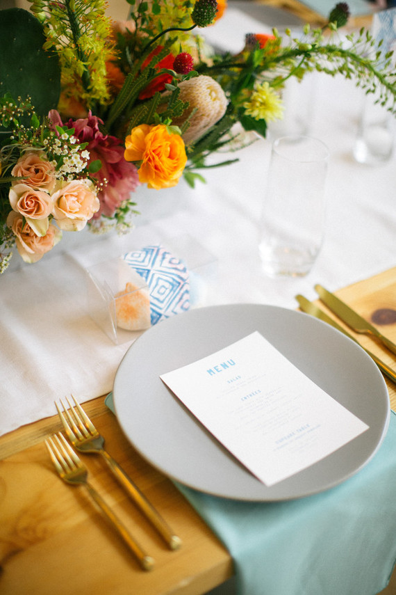 modern place setting Wedding & Party Ideas 100 Layer Cake