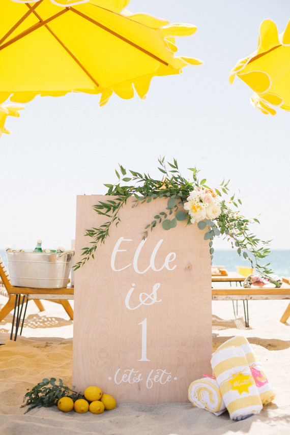 Italian Riviera beach party 1st birthday Wedding &amp; Party