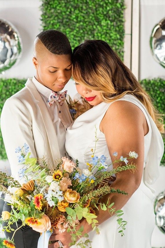 Pop Art inspired LGBTQ wedding editorial at The Green