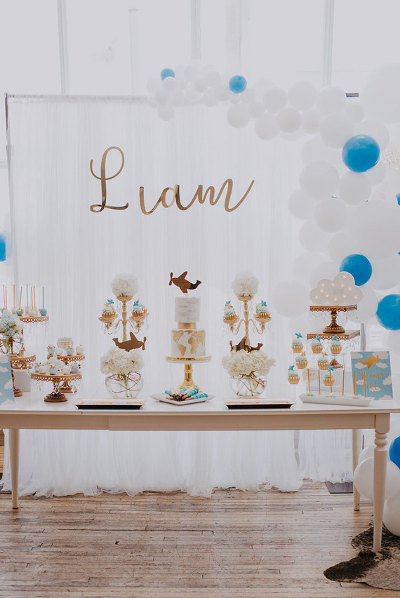 Airplane themed baby shower Wedding & Party Ideas 100 Layer Cake