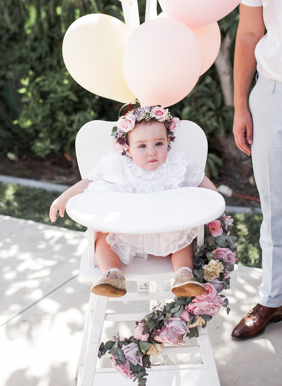 1st birthday flower crown