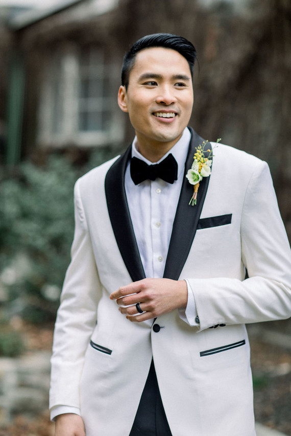 white tux for groom Wedding & Party Ideas 100 Layer Cake