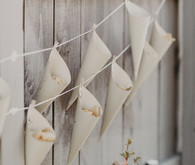 Winter backyard baby shower