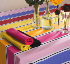 Table cloth striped