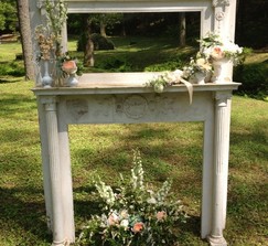 1930's Fireplace Mantel / Alter - Rustic!