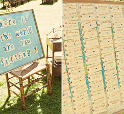 Escort Table Signage