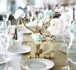 Real Weddings And Wedding Inspiration Ideas Manzanita Branch Centerpieces 100 Layer Cake