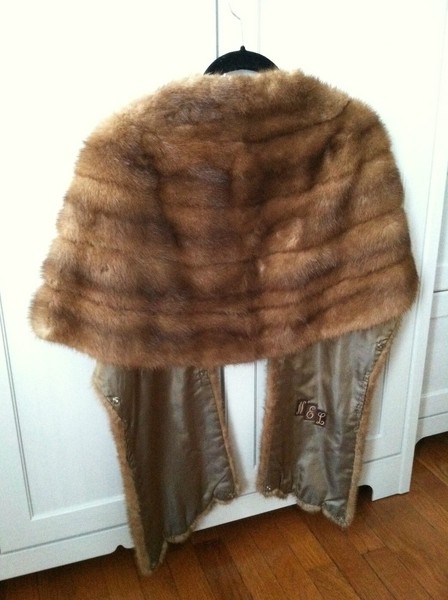 genuine fur wrap