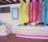 Painted tablecloths