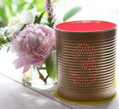 Tin can table numbers