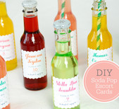 Soda Pop Escort Cards