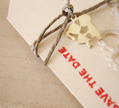 Found object save-the-date