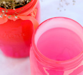 Colored mason jars