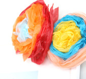 Festive Mexican paper flowers