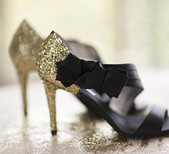 DIY Glitter Heels