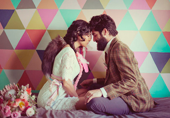 Colorful Bohemian wedding inspiration