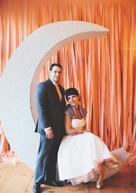 Moon & stars themed wedding
