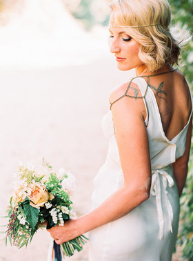 Bohemian jewel toned wedding inspiration